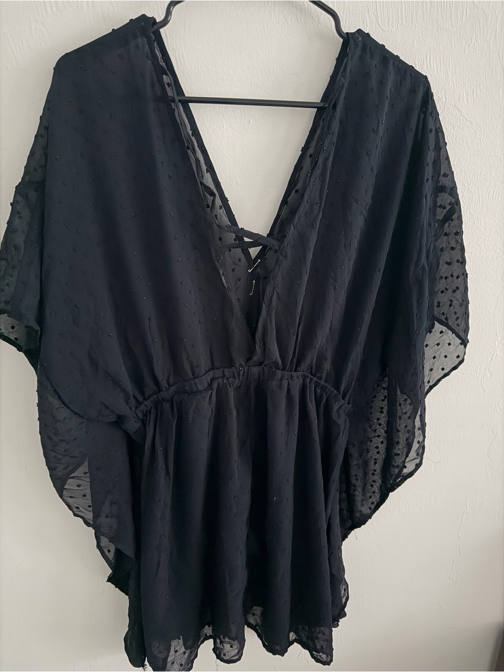 Women’s Black Swim Cover-Up Tunic